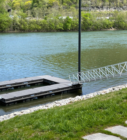 Floating Dock Gangway Ramp American Muscle Docks & Fabrication