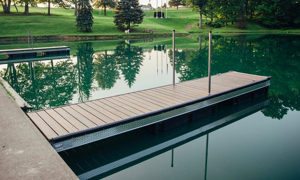 American Muscle Docks - How To Effectively Stabilize Your Floating Dock