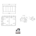 Float Drum - 2' x 3' - American Muscle Docks & Fabrication