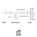 Splice Plate Set - American Muscle Docks & Fabrication