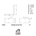 Outside Corner End - American Muscle Docks & Fabrication