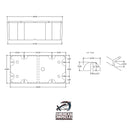 Float Drum - 2' x 4' - American Muscle Docks & Fabrication