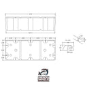 Float Drum - 2' x 5' x 16" - American Muscle Docks & Fabrication