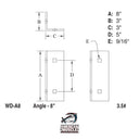 Angle - 8 inch
