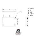 Backup Plate - Heavy Duty - American Muscle Docks & Fabrication