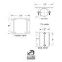 Pipe Holder - 3 inch (Split) - American Muscle Docks