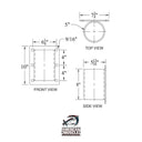 Pipe Holder - 5 inch - American Muscle Docks