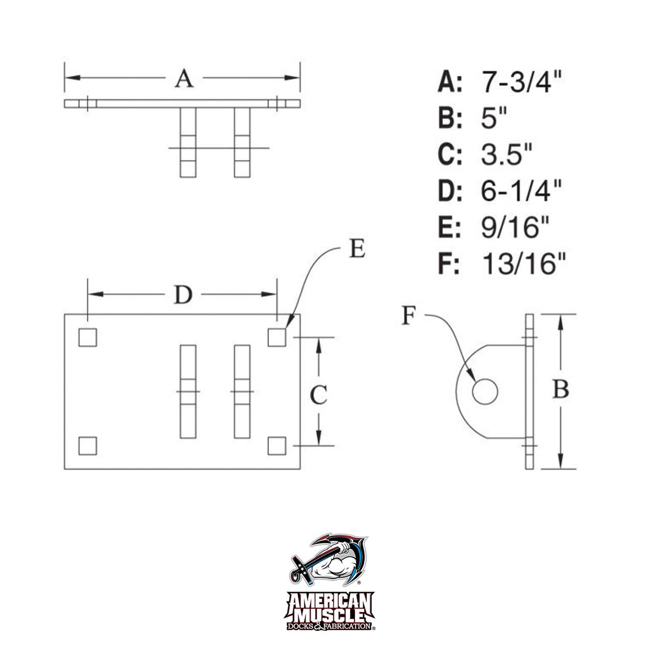 Single T Female - Special - American Muscle Docks & Fabrication