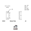 Washer Plate - American Muscle Docks & Fabrication
