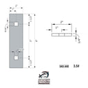 Washer Plate - 8 inch - American Muscle Docks & Fabrication