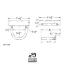 Hoop Pile Guide (No Roller) - American Muscle Docks & Fabrication