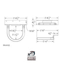 Hoop Pile Guide (No Roller) - American Muscle Docks & Fabrication