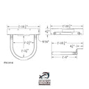 Hoop Pile Guide (No Roller) - American Muscle Docks & Fabrication