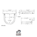 Hoop Pile Guide (No Roller) - American Muscle Docks & Fabrication