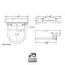 Hoop Pile Guide (Rubber Roller) - American Muscle Docks & Fabrication