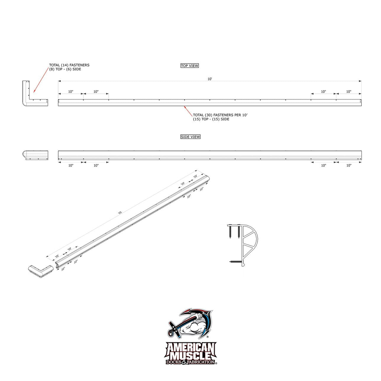 Ring Nail or Screw - American Muscle Docks
