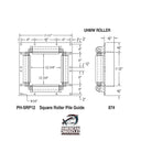 Square Pile Guide (Poly) - American Muscle Docks & Fabrication