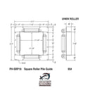 Square Pile Guide (Poly) - American Muscle Docks & Fabrication