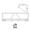 Taper Truss Hinge Connector - American Muscle Docks & Fabrication