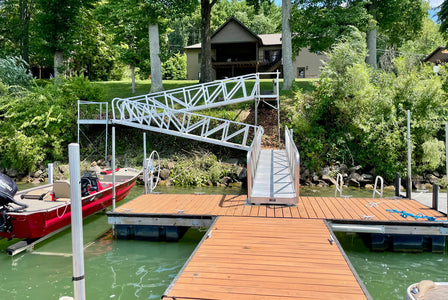 Switchback Aluminum Gangway Custom Build American Muscle Docks