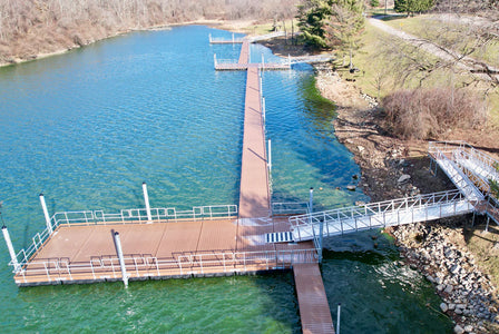 Washington County Pennsylvania Aluminum Gangway Floating Boat Dock American Muscle Docks