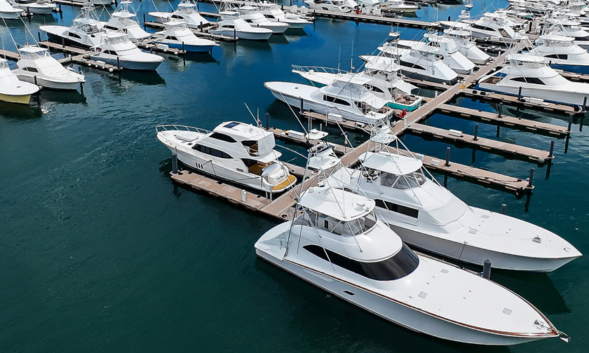 commercial marina dock yacht american muscle