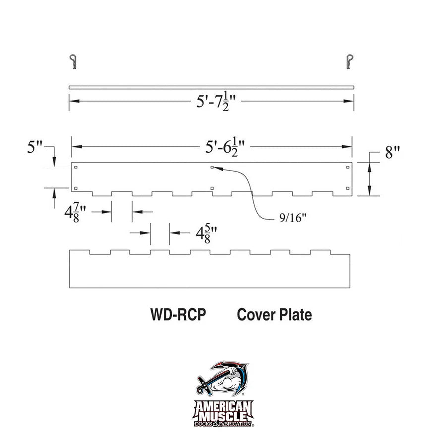 Ramp Cover Plate Set - American Muscle Docks