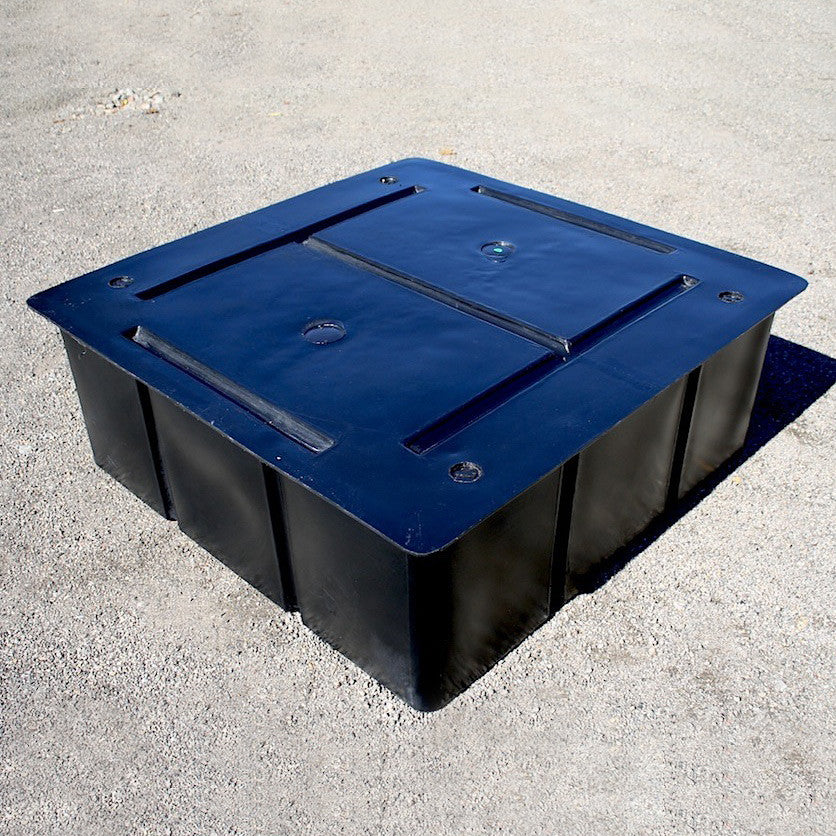 Muscle Flange™ Float - 4' x 4' x 24" - American Muscle Docks & Fabrication