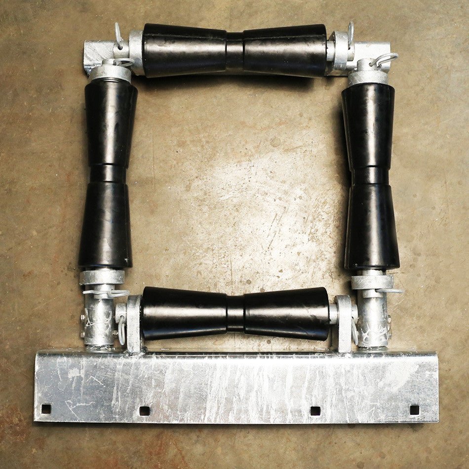 Square Hoop Pile Guide (Rubber) - American Muscle Docks & Fabrication