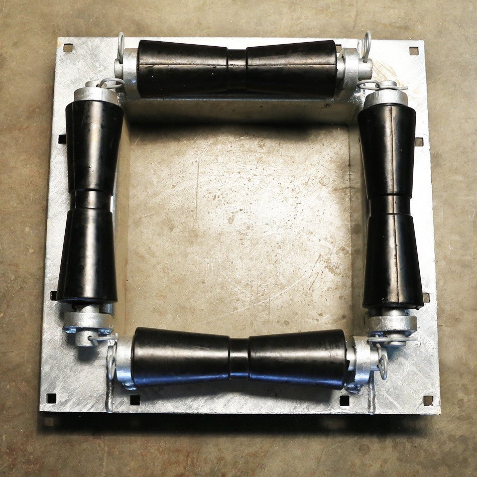 Square Pile Guide (Rubber) - American Muscle Docks & Fabrication