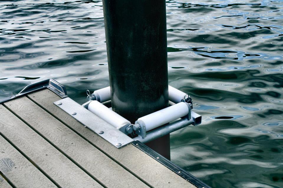 Square Hoop Pile Guide (Poly) - American Muscle Docks & Fabrication