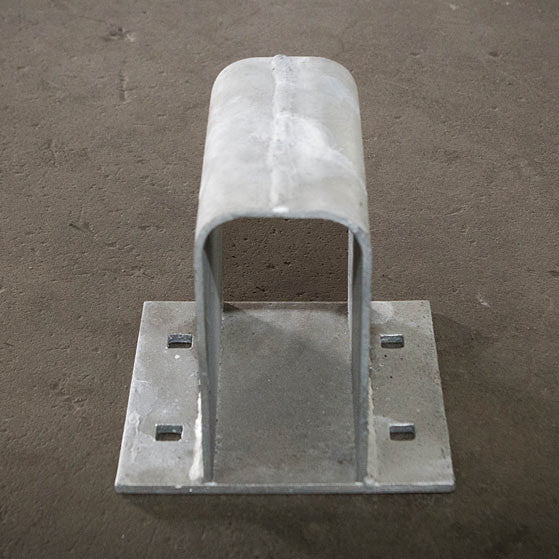 Elongated Pipe Holder End - 3 inch - American Muscle Docks