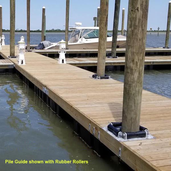 Square Pile Guide (Poly) - American Muscle Docks & Fabrication