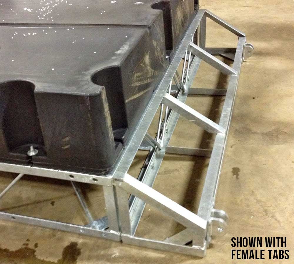 Taper Truss Hinge Connector - American Muscle Docks & Fabrication