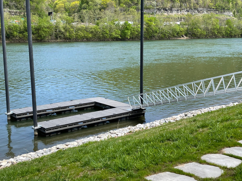 Floating Dock Gangway Ramp American Muscle Docks & Fabrication