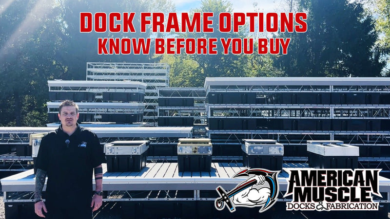 The BEST Floating Dock Frame for Your Needs - American Muscle Docks