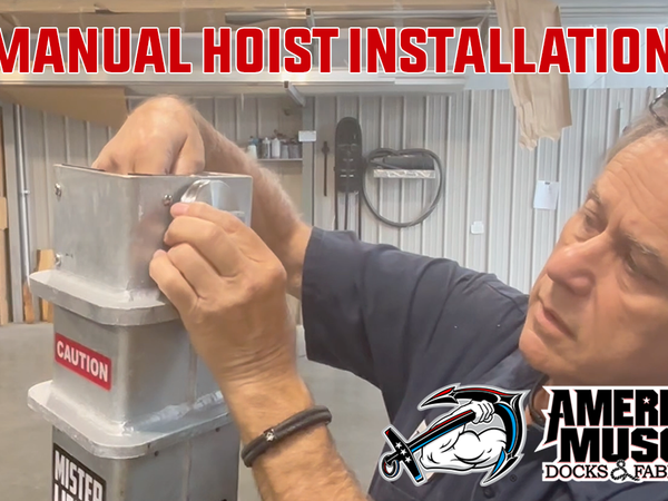 Mr. Lifter Jet Ski Lift Manual Hoist Instructions Video American Muscle Docks