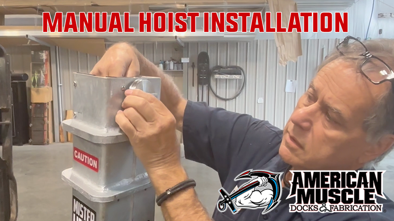Mr. Lifter Jet Ski Lift Manual Hoist Instructions Video American Muscle Docks