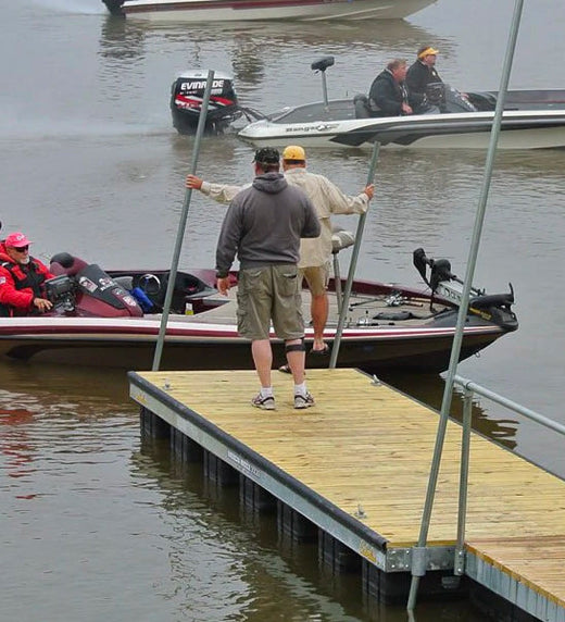 Key Considerations When Choosing a Floating Swim Platform - American Muscle Docks