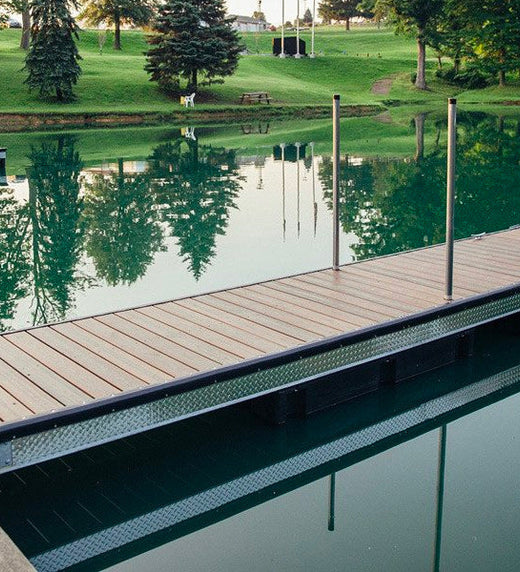 How To Effectively Stabilize Your Floating Dock - American Muscle Docks