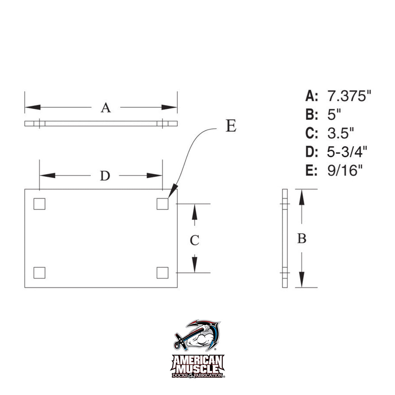 Backup Plate - Heavy Duty