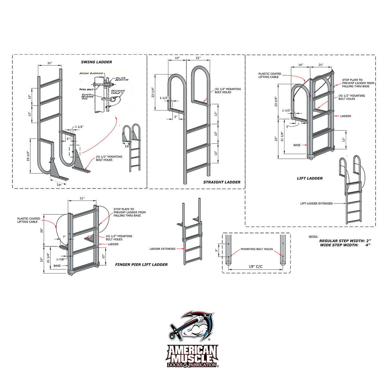 Ladder Quick Release Set