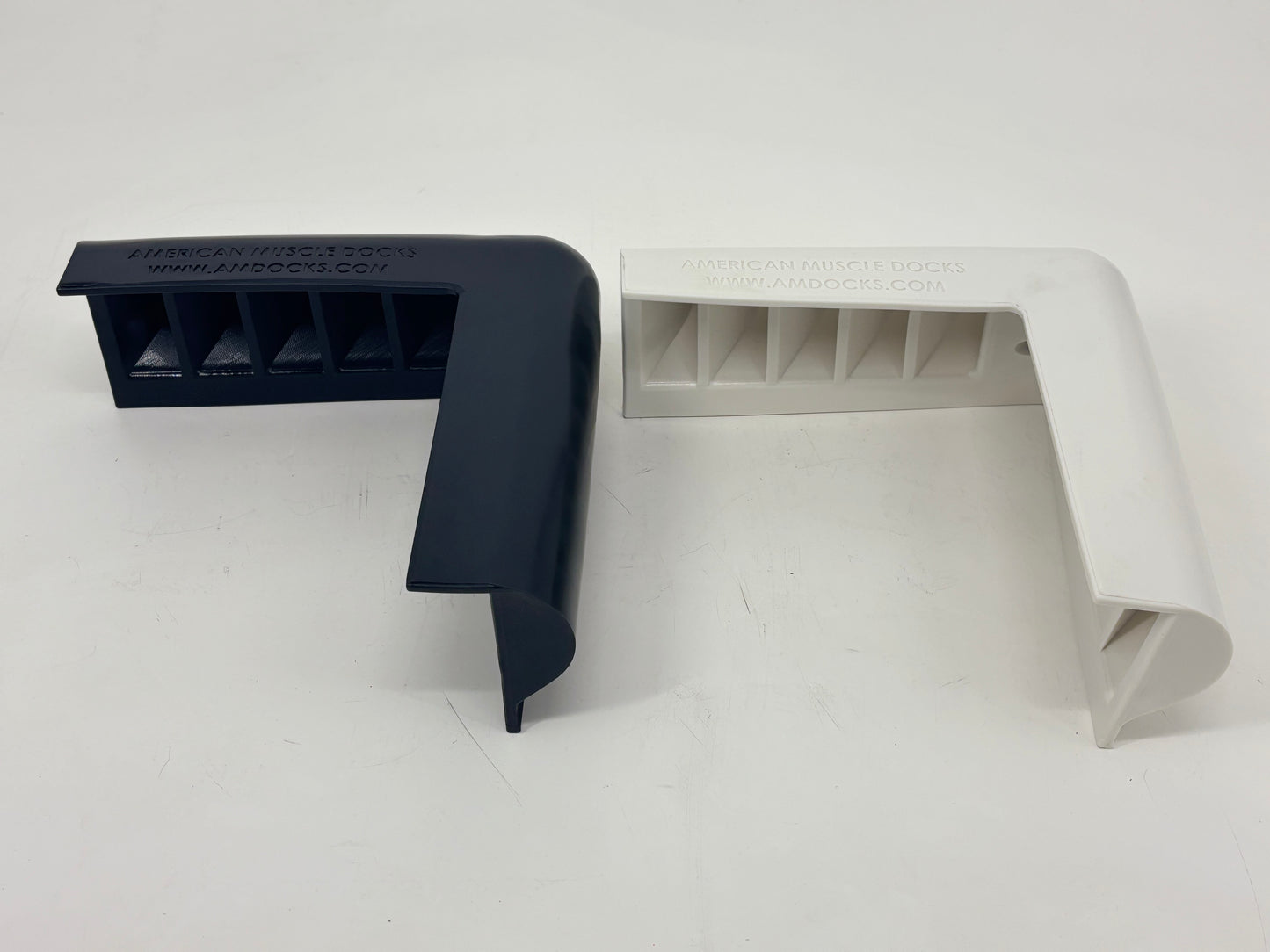 Rub Rail Corner Bumper American Muscle Docks Black White