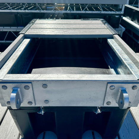 Steel Channel Simple Series Custom Floating Boat Dock American Muscle Docks 