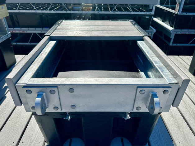 Steel Channel Simple Series Custom Floating Boat Dock American Muscle Docks 