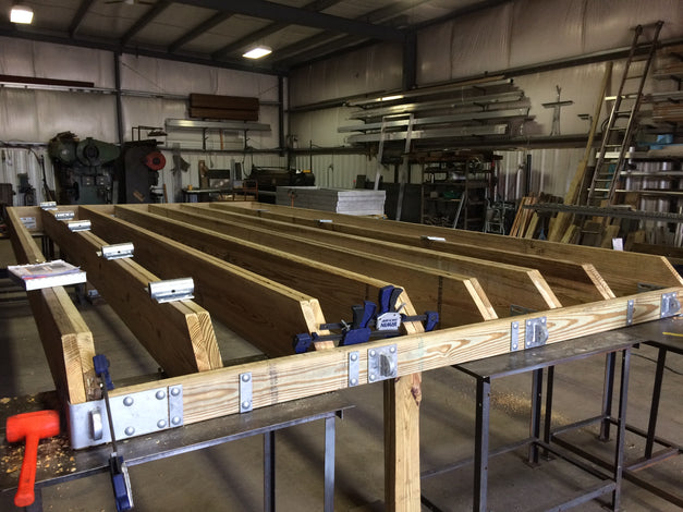 Dock Frame with hardware built by American Muscle Docks