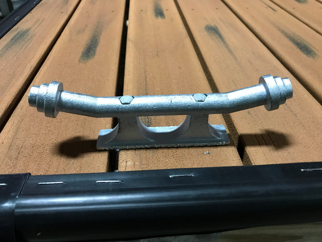 photo of a dock cleat close up built by American Muscle Docks