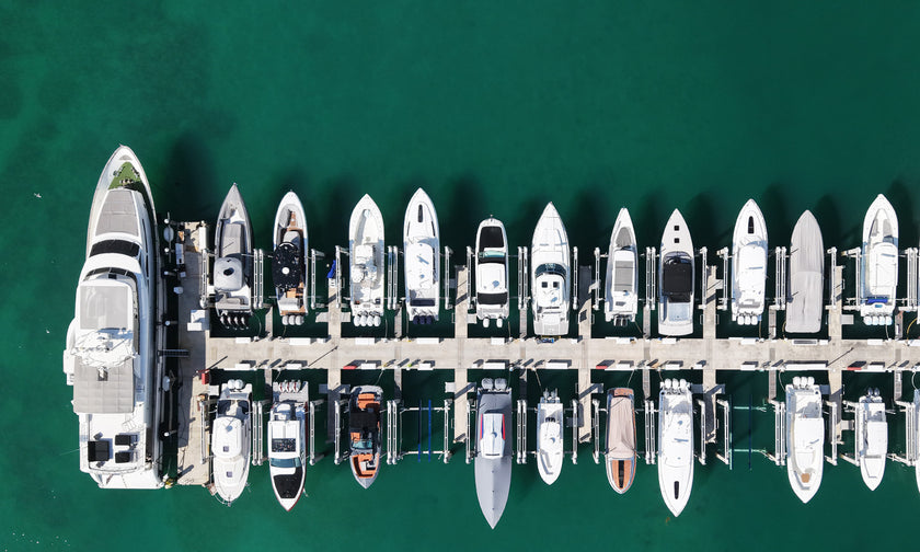 commercial marina dock overview view american muscle docks and fabrication