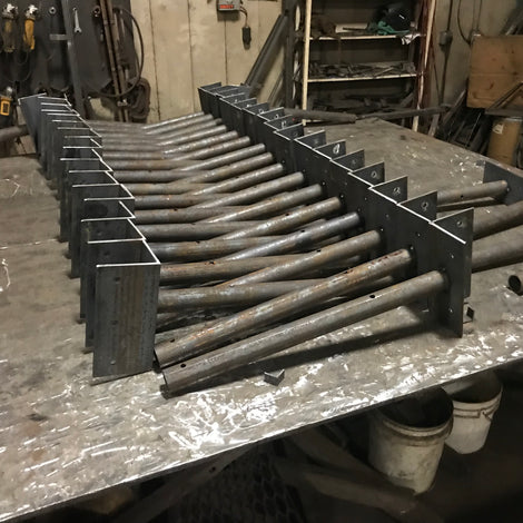 Custom Pipe Brackets built by American Muscle Docks