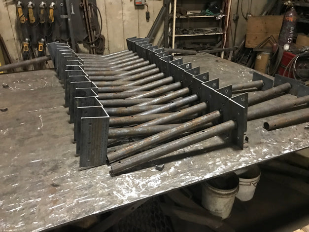 Custom Pipe Brackets built by American Muscle Docks